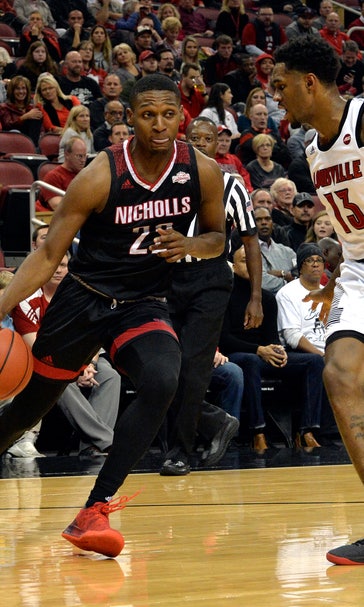 Louisville escapes Nicholls State 85-72 in Mack’s debut